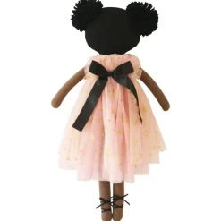 Alimrose Halle Ballerina Doll -Darker Brown & Ebony