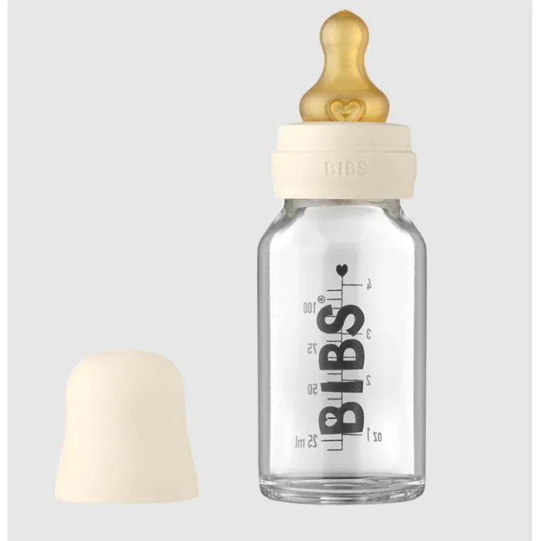BIBS Baby 110ml Glass Bottle Set