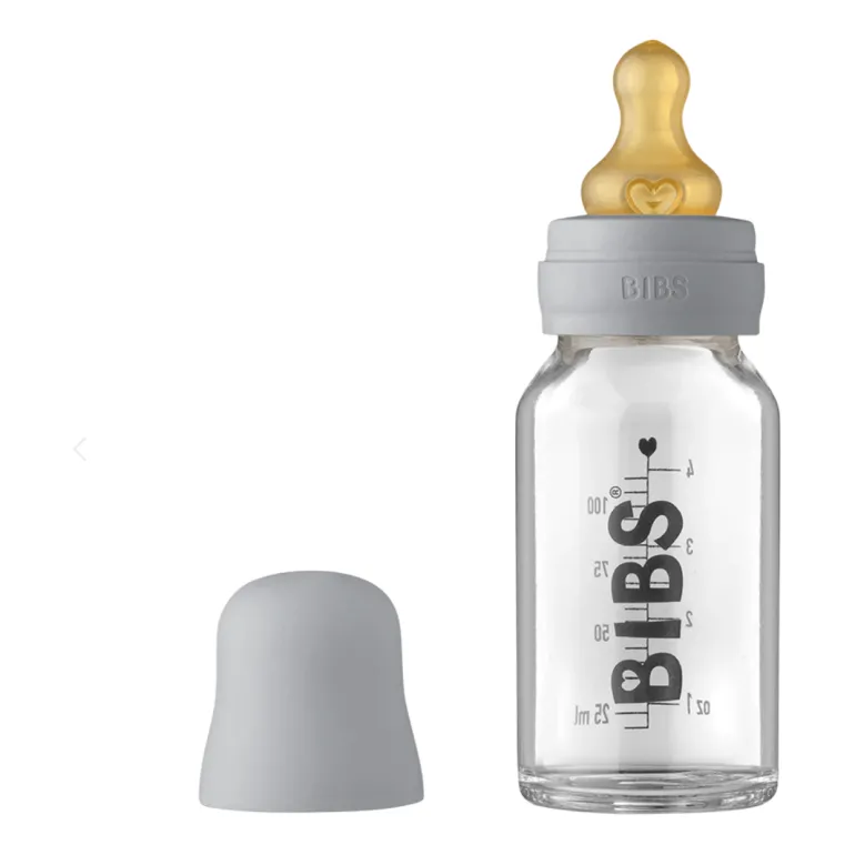 BIBS Baby 110ml Glass Bottle Set