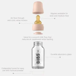 BIBS Baby 225ml Glass Bottle Set