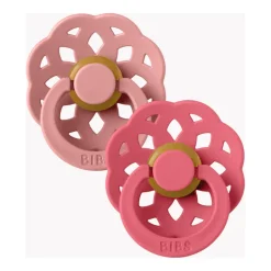 BIBS USA- BIBS Boheme  Dusty Pink/ Coral - 2 PACK