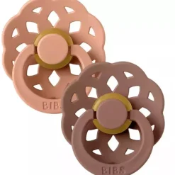 BIBS USA- BIBS Boheme Peach/Woodchuck - 2 PACK