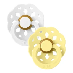 BIBS USA- BIBS Boheme  White/ Sunshine - 2 PACK