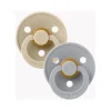 BIBS USA Colour Pacifier 2 Pack- Vanilla/Cloud
