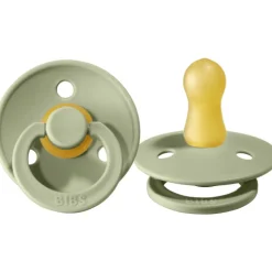 BIBS USA- Natural Rubber Pacifier 2 Pack - Sage