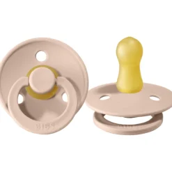 BIBS USA- Natural Rubber Pacifier 2 Pack - Blush