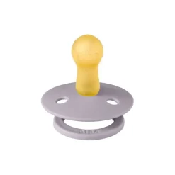 BIBS USA- Natural Rubber Pacifier 2 Pack - Fossil Grey/Mauve
