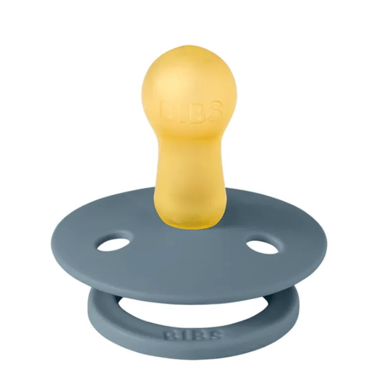BIBS USA- Natural Rubber Pacifier 2 Pack-Deep Space/Petrol