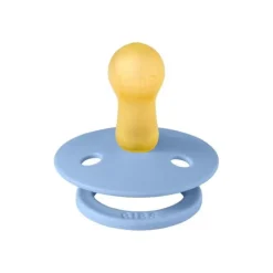 BIBS USA- Natural Rubber Pacifier 2 Pack - Sky Blue/Steel Blue
