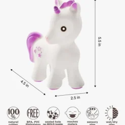 CaaOcho Mira the Unicorn Teether Lavender