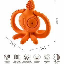 CaaOcho Sqwiddle the Squid Teething Toothbrush
