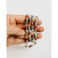 Canyonleaf Baltic Sea Amber + Natural Gemstone Beaded Necklace