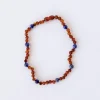 Canyonleaf Kids Raw Cognac Baltic Amber + Lapis Lazuli - Halo Necklace