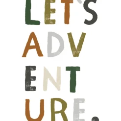 Clementine Kids Let's Adventure Art Print