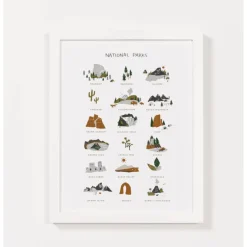Clementine Kids National Parks Art