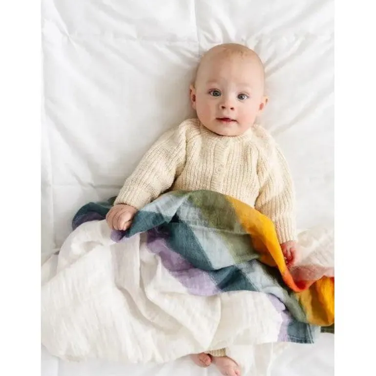 Clementine Kids Rainbow Connection Swaddle