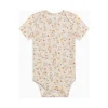 Colored Organics Afton Bodysuit- Bianca Floral/ Berry