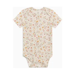 Colored Organics Afton Bodysuit- Bianca Floral/ Berry