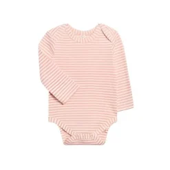 Colored Organics Baby River Bodysuit - Blush Stripe