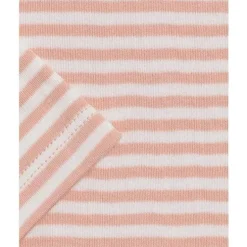 Colored Organics Baby River Bodysuit - Blush Stripe