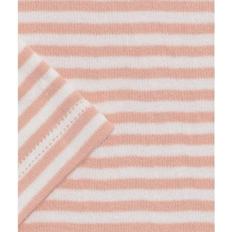 Colored Organics Baby River Bodysuit - Blush Stripe