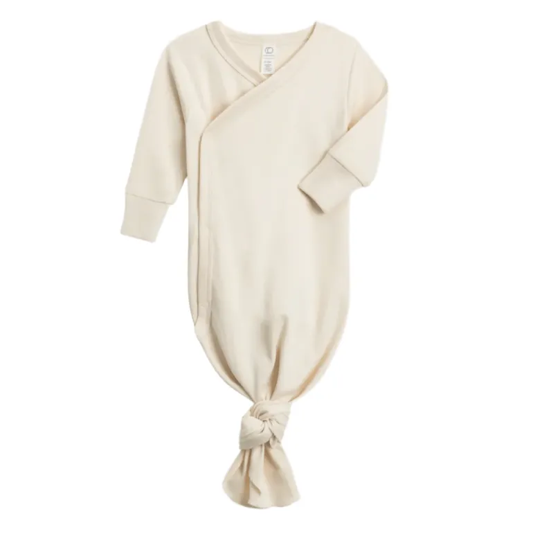 Colored Organics Indy Kimono Gown Natural