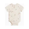 Colored Organics Lark Short Sleeve Kimono Bodysuit County Fair