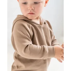 Colored Organics Madison Hooded Pullover- Truffle