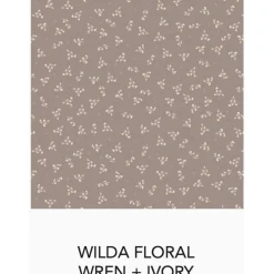 Colored Organics Madison Hooded Pullover - Wilda Floral / Wren