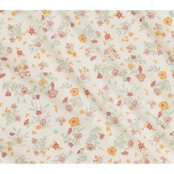Colored Organics Peyton Zipper Sleeper- Bianca Floral/ Berry