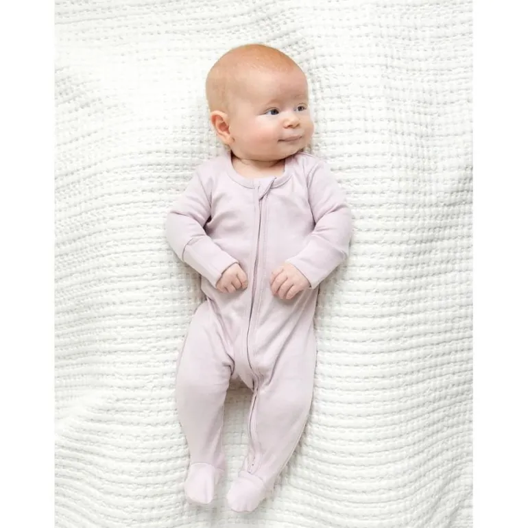 Colored Organics Peyton Zipper Sleeper Wisteria