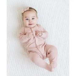 Colored Organics Pointelle Footed Sleeper