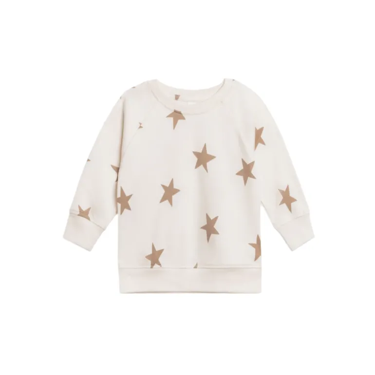 Colored Organics Portland Pullover- Star/ Truffle