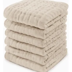 Comfycubs 100% Muslin Cotton Baby Washcloths