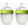 Comotomo Bottles - Double Pack, Green 5 oz