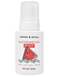 Dabble & Dollop All Natural Foaming Shampoo & Body Whip- Watermelon