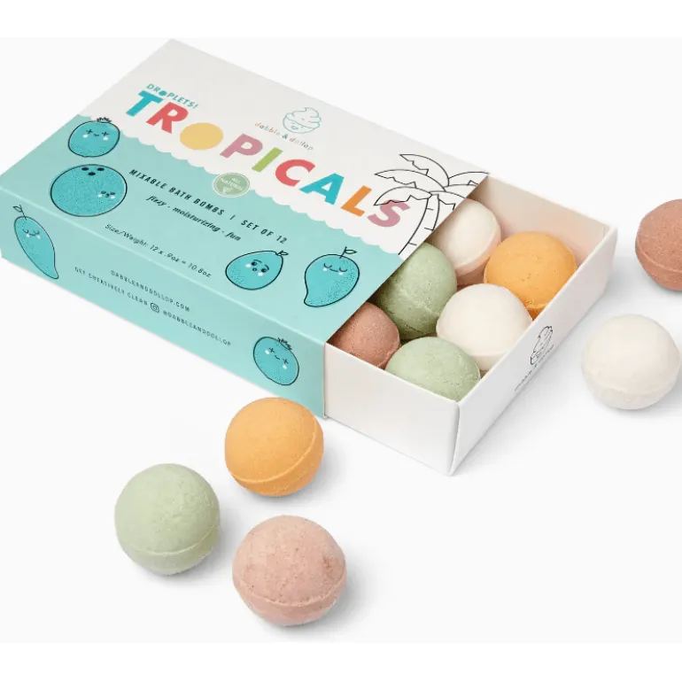 Dabble & Dollop Natural Bath Bombs Tropical