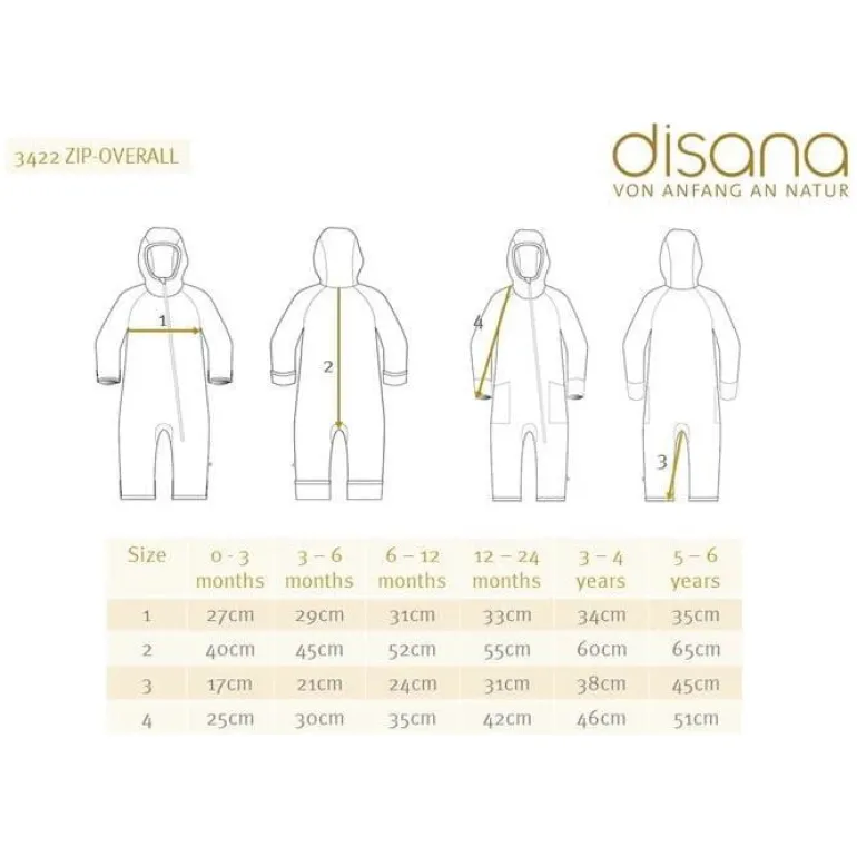 Disana Babies' Zip-Up Overall