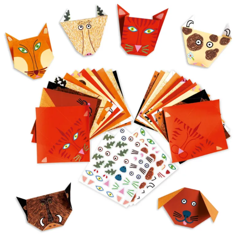 Djeco Animal Origami Paper Craft Kit