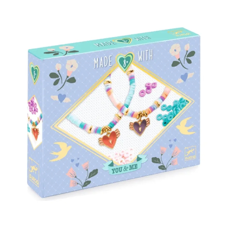 Djeco Bead Kit-Heart Heishi