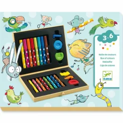 Djeco Crayons Box of Colors for Toddlers