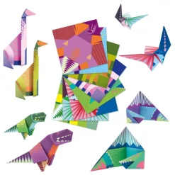 Djeco Dinosaur Origami Paper Craft Kit