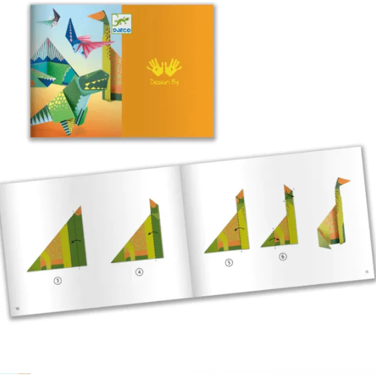 Djeco Dinosaur Origami Paper Craft Kit