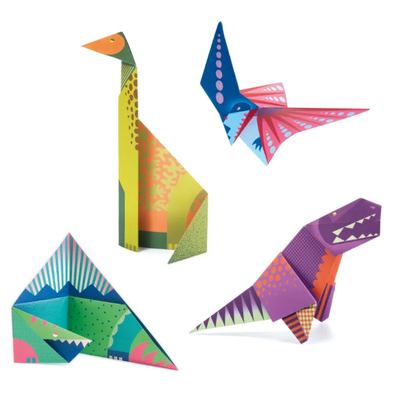 Djeco Dinosaur Origami Paper Craft Kit