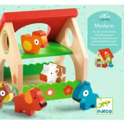 Djeco Minifarm Wooden Farm Set