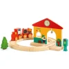 Djeco Minitrain Wooden Train Set