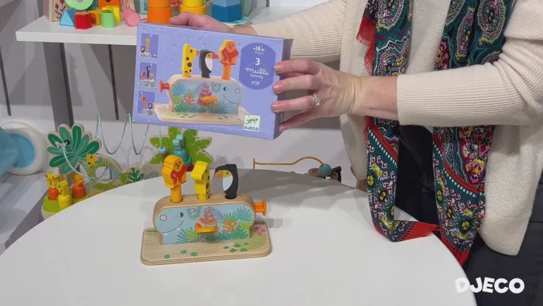 Djeco Multi Pop Wooden Toy