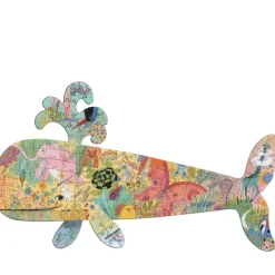 Djeco Puzz'Art 150 Piece Whale Shaped Jigsaw Puzzle