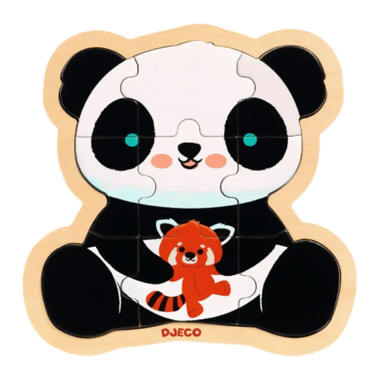 Djeco Puzzlo Panda Wooden Puzzle