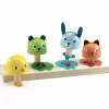 Djeco Tourniki Wooden Peg Animal Shape Sorter